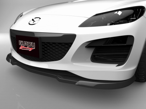 エアロパーツ RX-8 SE3P 後期 フロントアンダースポイラー エアロパーツ【EUROU スポーツエアロシリーズ】 詳細