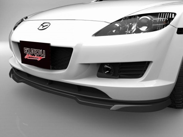 エアロパーツ RX-8 SE3P 前期 フロントアンダースポイラー エアロパーツ【EUROU スポーツエアロシリーズ】 詳細