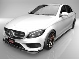 エアロパーツ C-CLASS W205 AMG SPORT - 205040C	205042 205004 前期 アンダースポイラータイプ