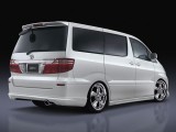 エアロパーツ ALPHARD -  MNH15W,10W/ANH15W,10W MZ/MX/AX用　後期　アンダースポイラータイプ