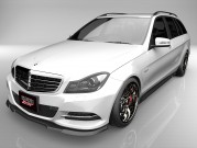 エアロパーツ Cクラス W204 ステーションワゴン - 204248 204249 後期 アンダースポイラータイプ